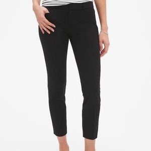 Banana Republic Black Sloan Crop Pant Size 8